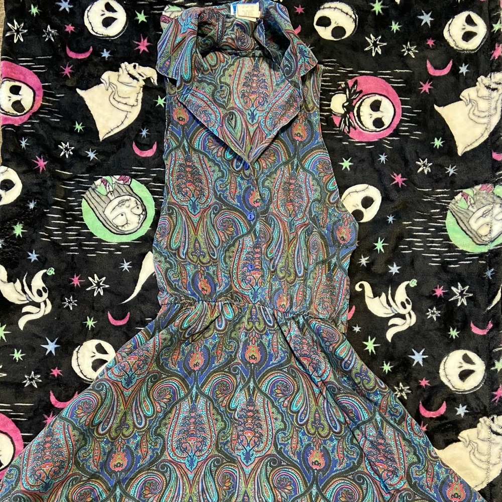 Vintage Bedford Fair paisley dress